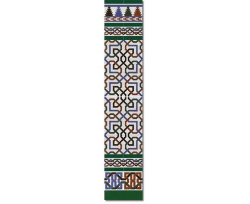 Arabian wall tiles ref. 510V Height 58.27 In.