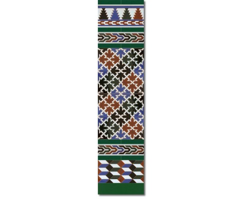 Arabian wall tiles ref. 580V Height 47.24 In.